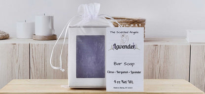 Lavender Rectangle Bar Soap The Scented Angels Bar Soap