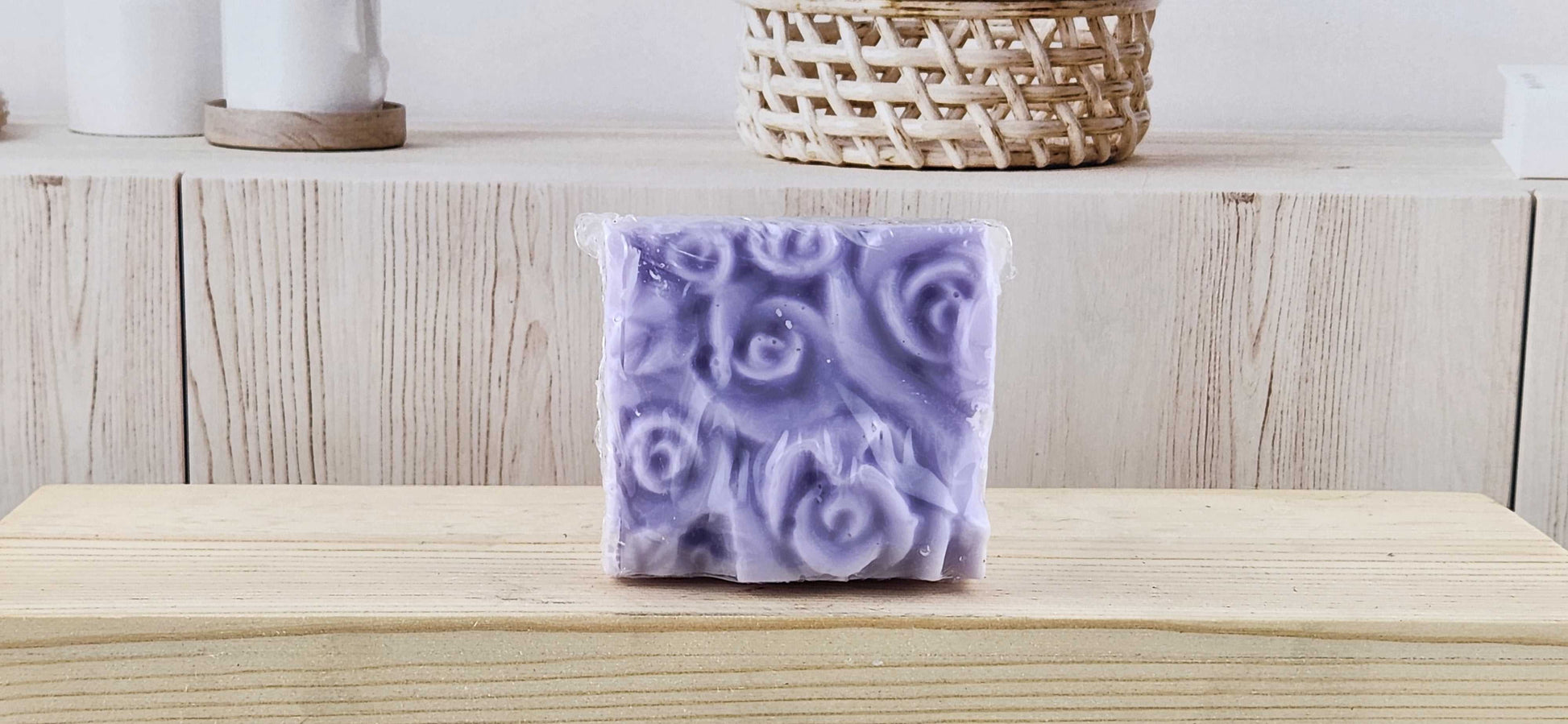 Lavender Rose Flower Bar Soap - READ DESCRIPTION The Scented Angels Bar Soap