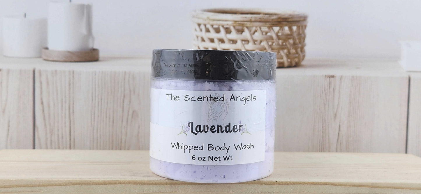 Lavender Whipped Body Wash The Scented Angels Whipped Body Wash