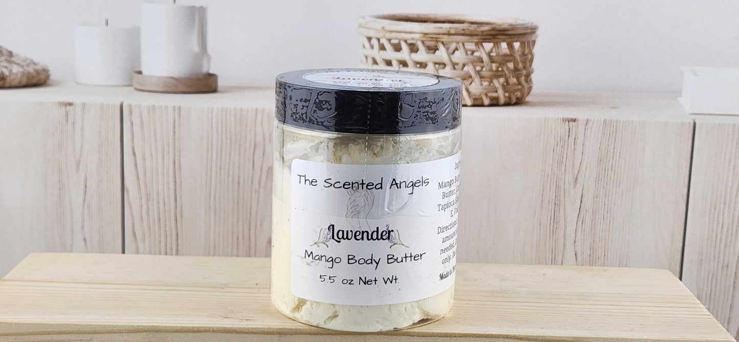 Lavender Whipped Mango Body Butter The Scented Angels Whipped Body Butter - Mango