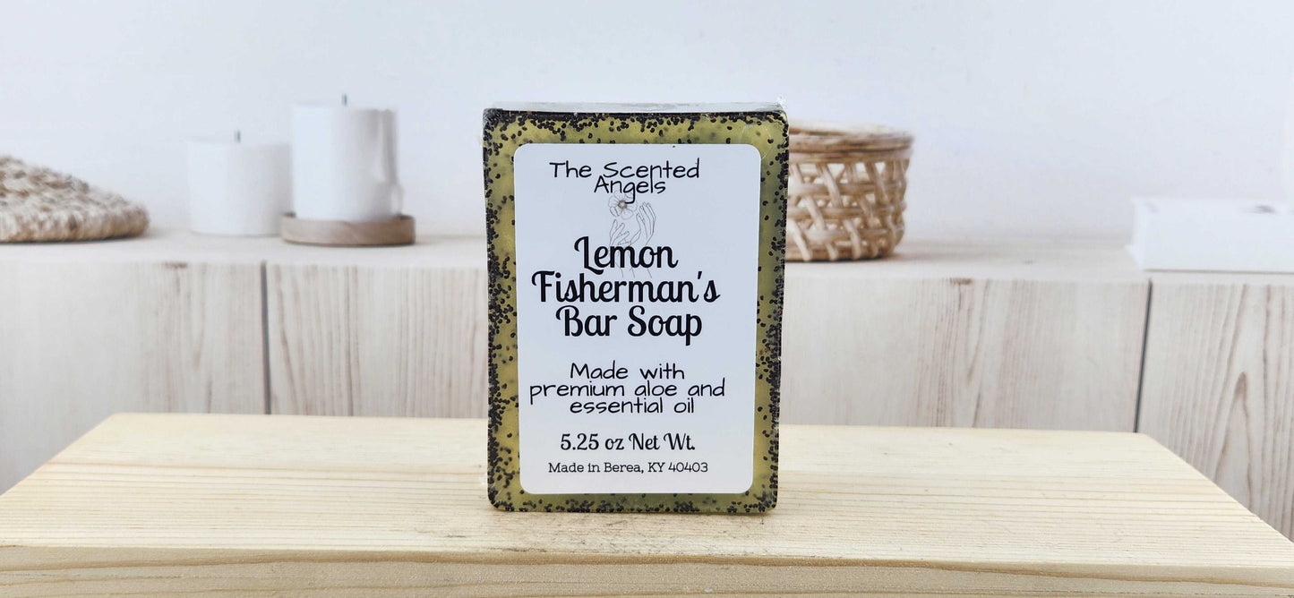 Lemon Fisherman's Bar Soap The Scented Angels Bar Soap