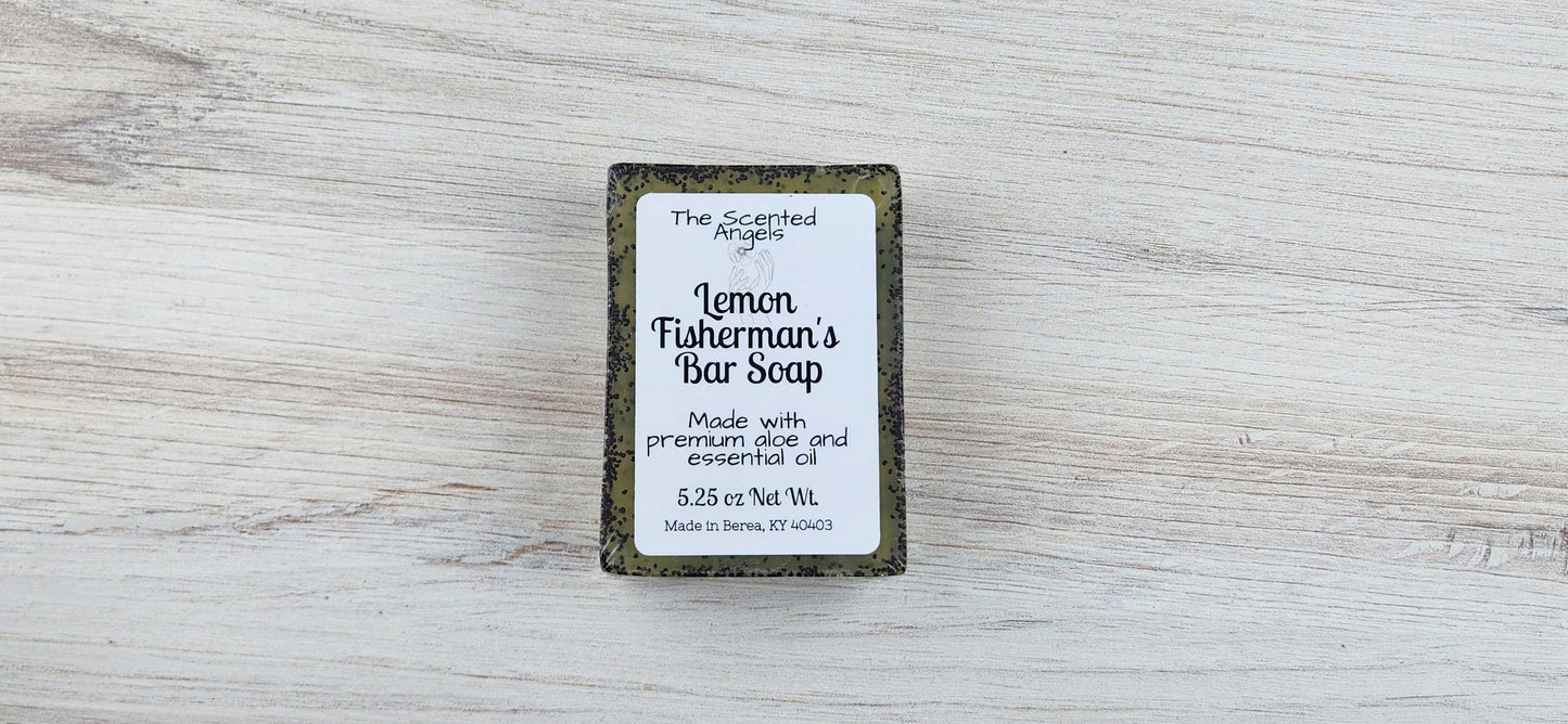 Lemon Fisherman's Bar Soap The Scented Angels Bar Soap