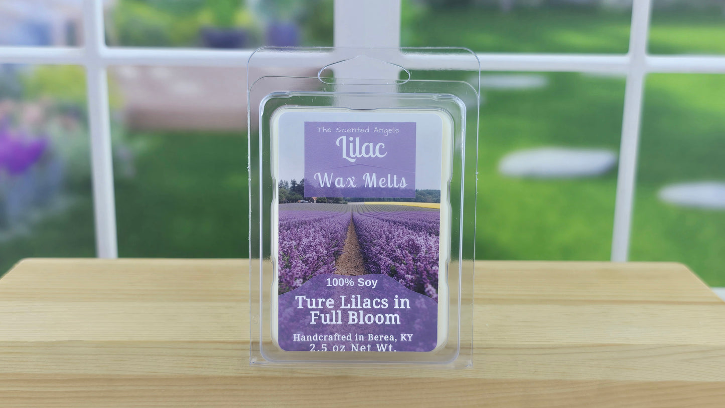 Lilac wax melts handmade by The Scented Angels – true blooming lilac fragrance