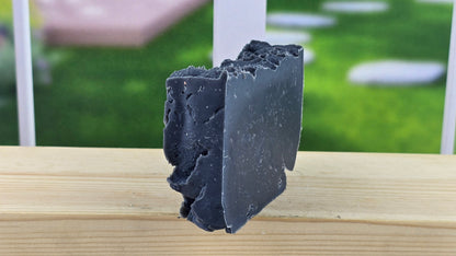 side view of Lump o' Coal Cold Process Soap