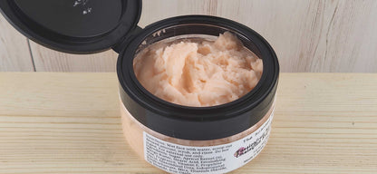 Luxurious Passionfruit Nectarine Emulsified Sugar Scrub The Scented Angels Emulsified Sugar Scrub