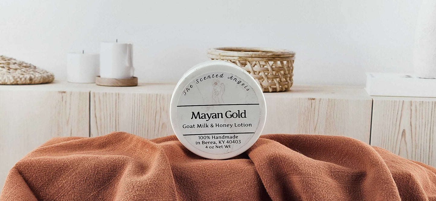 Mayan Gold - Goat Milk & Honey Body Lotion The Scented Angels Lotion