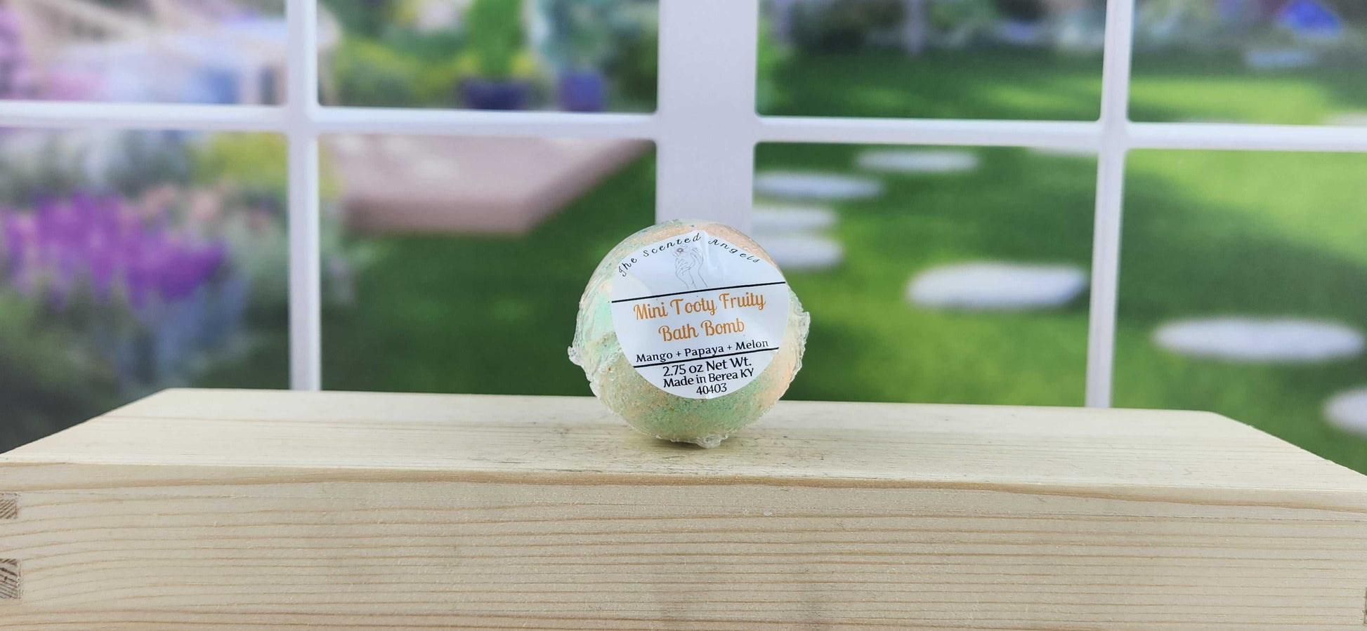 Melon Ball Bath Bomb - 8 oz Large The Scented Angels Bath Bombs