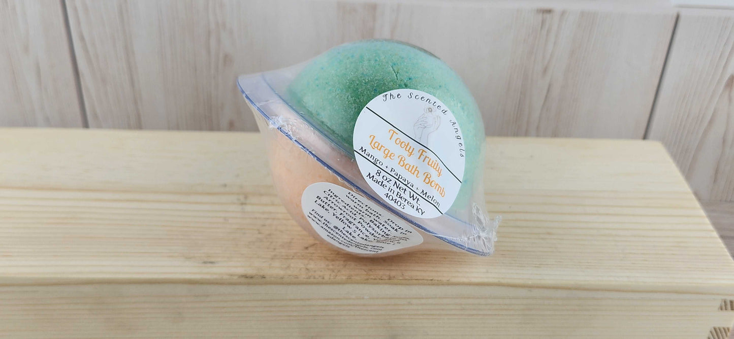 Melon Ball Bath Bomb - 8 oz Large The Scented Angels Bath Bombs