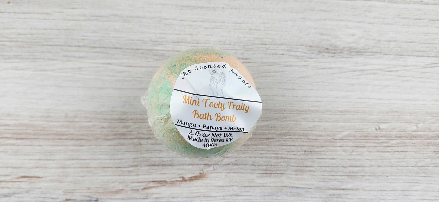 Melon Ball Bath Bomb - 8 oz Large The Scented Angels Bath Bombs