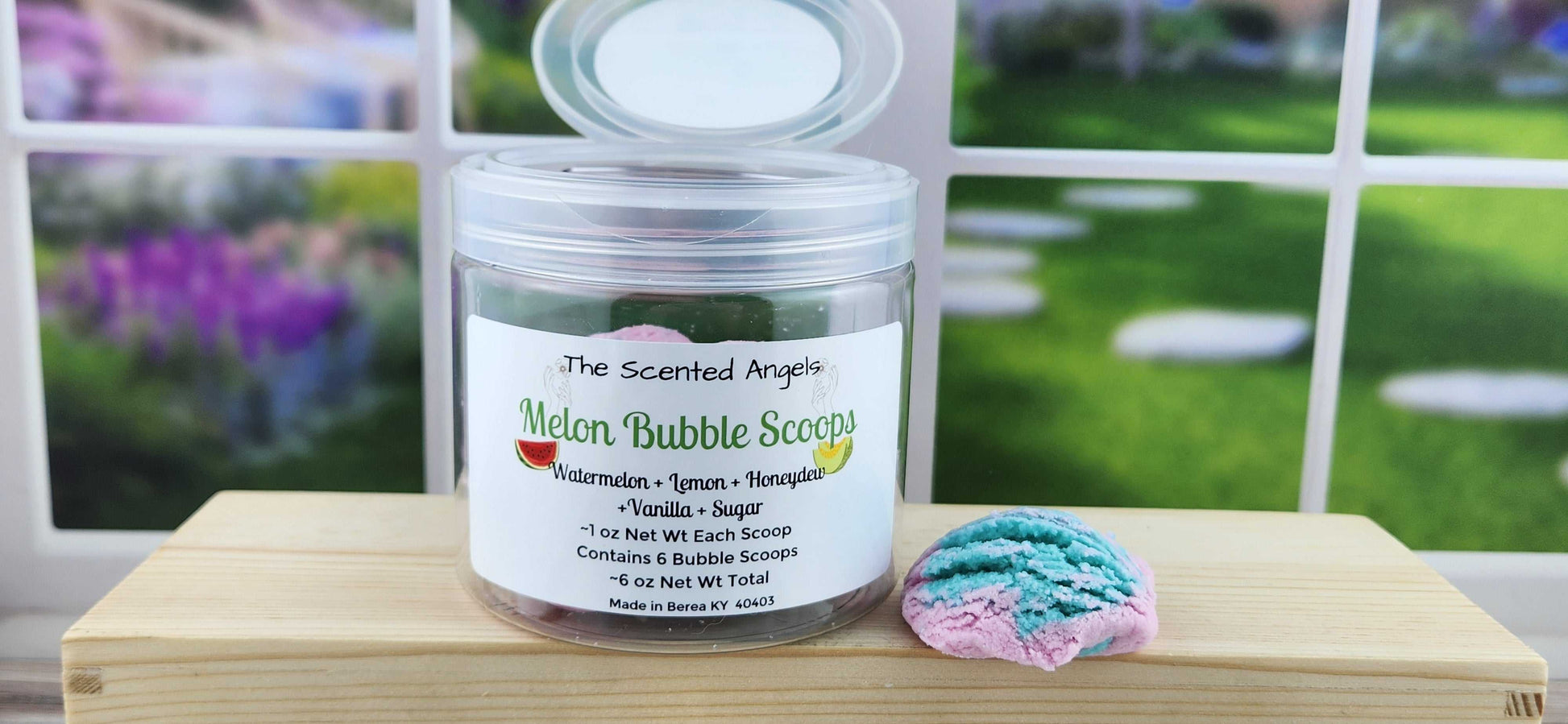 Melon Bubble Scoops - Bubble Bath The Scented Angels Bubble Bath