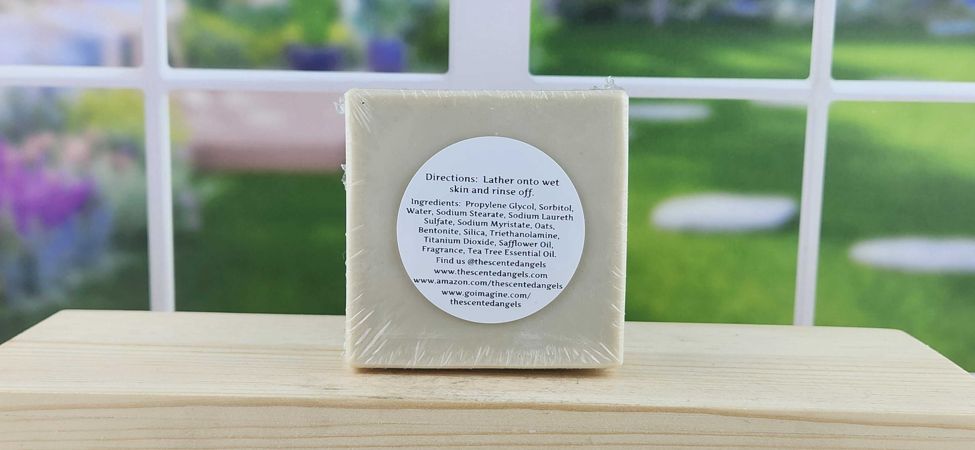 Men's Tea Tree & Clay Bar Soap - London For Men Scented The Scented Angels Bar Soap