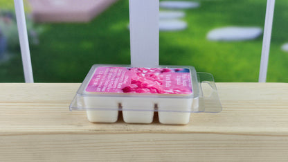 side view of clamshell wax melts