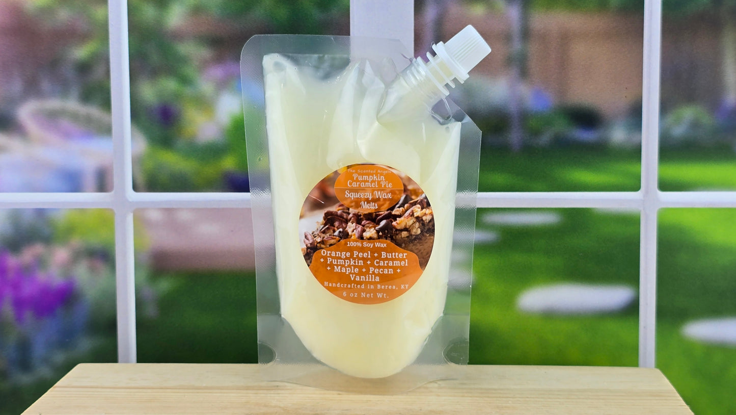 squeezable wax melt pouch 6 oz