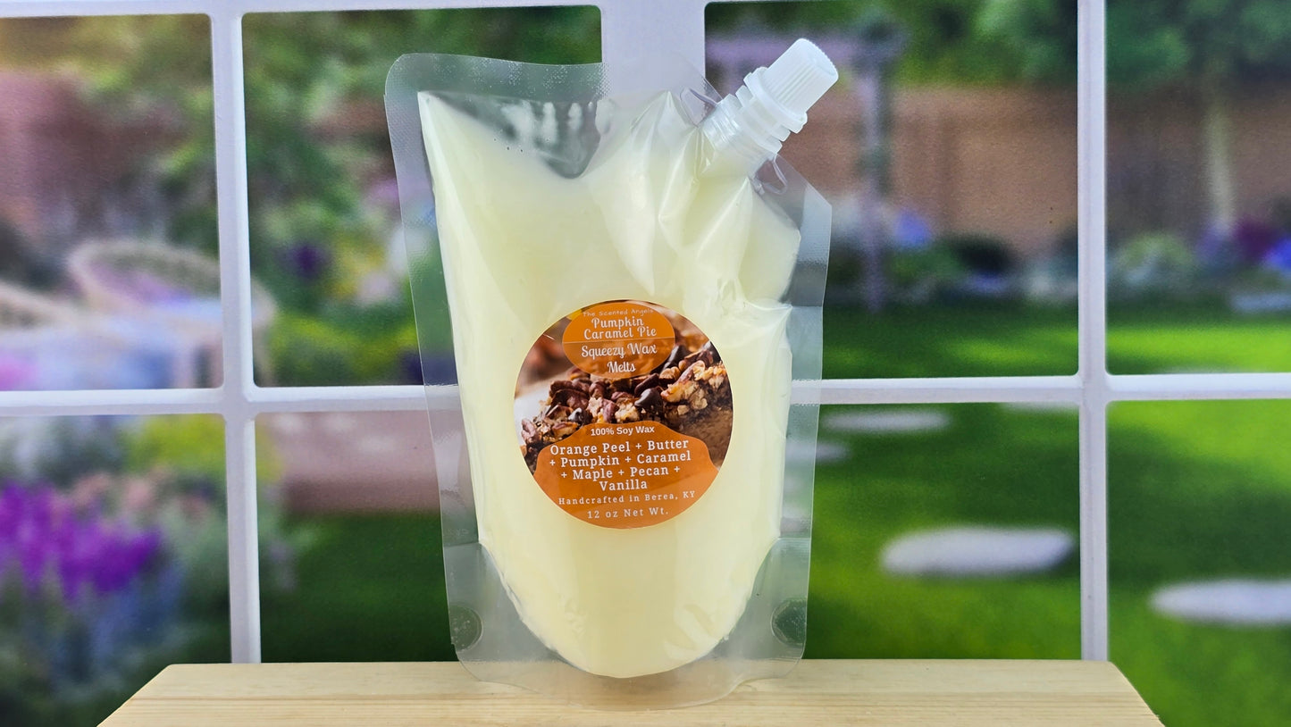 squeezable wax melt pouch 12 oz