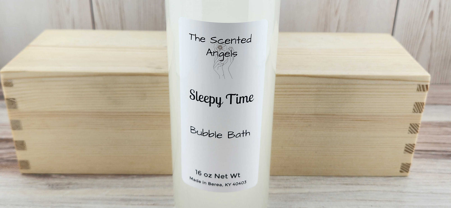 Sleepy Time Bubble Bath The Scented Angels Bubble Bath