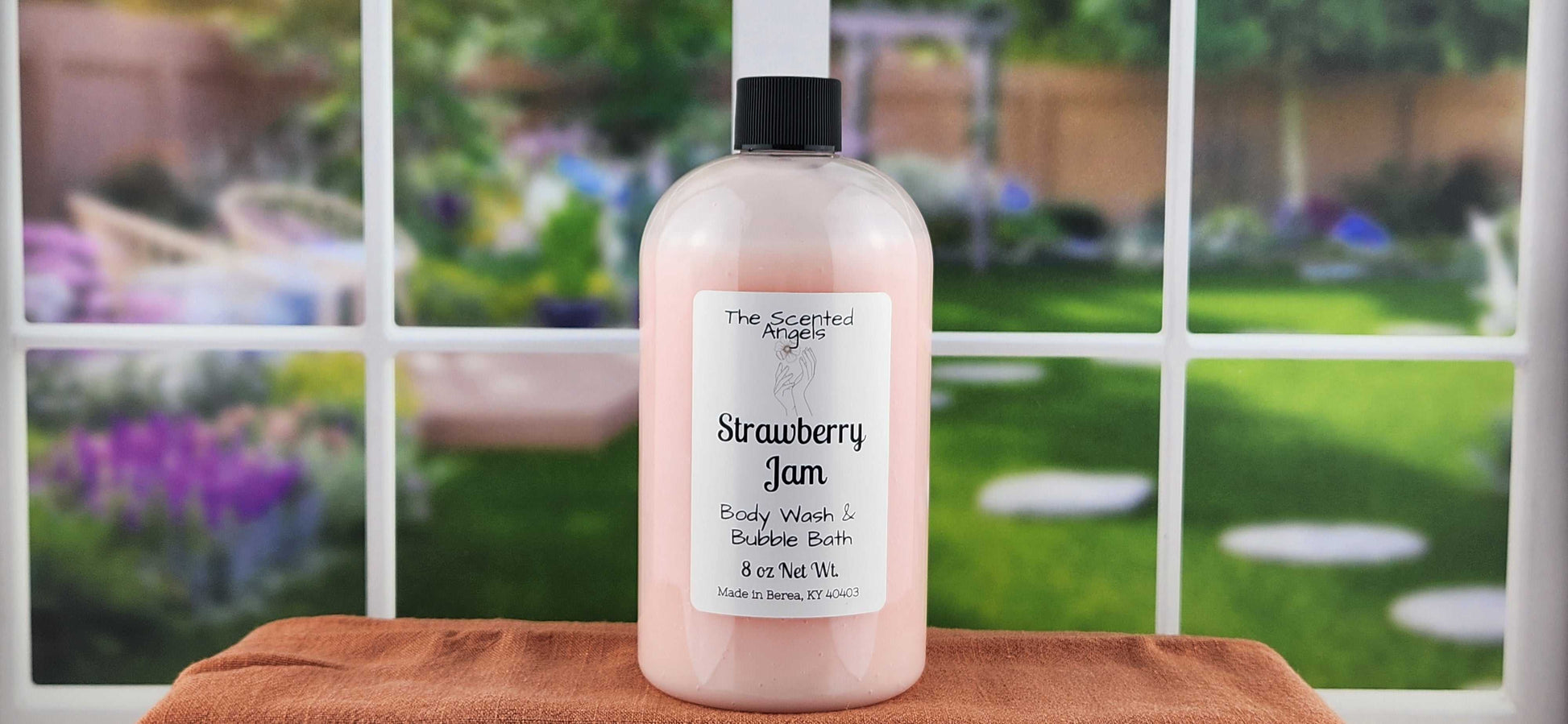 Strawberry Jam Bubble Bath & Body Wash The Scented Angels Bubble Bath