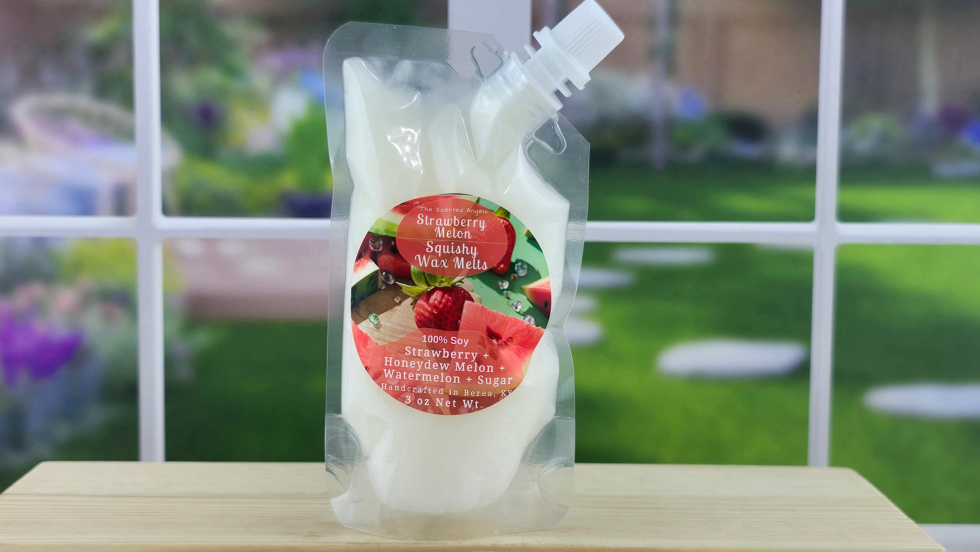 Squeezable wax melt pouch 3 oz