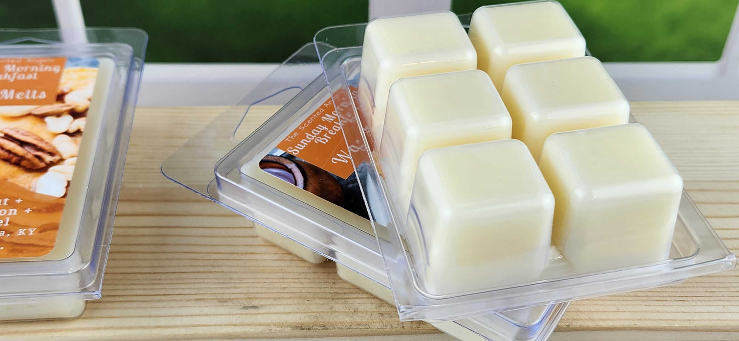 Sunday Morning Breakfast -- 100% Soy Wax Melts - 2.5 oz - 6 cubes The Scented Angels Wax Melts