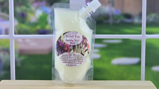 squeezable wax melt pouch