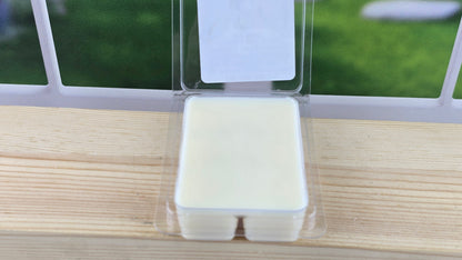 opened clamshell wax melt