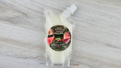 squeezy wax melt laying down