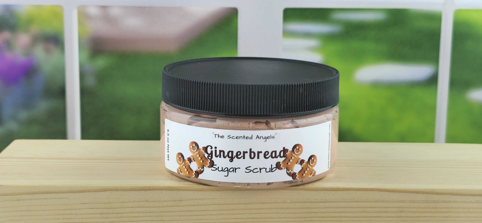 TSA Handmade Holiday Gingerbread and Peppermint Sugar Scrub The Scented Angels Sugar Scrub