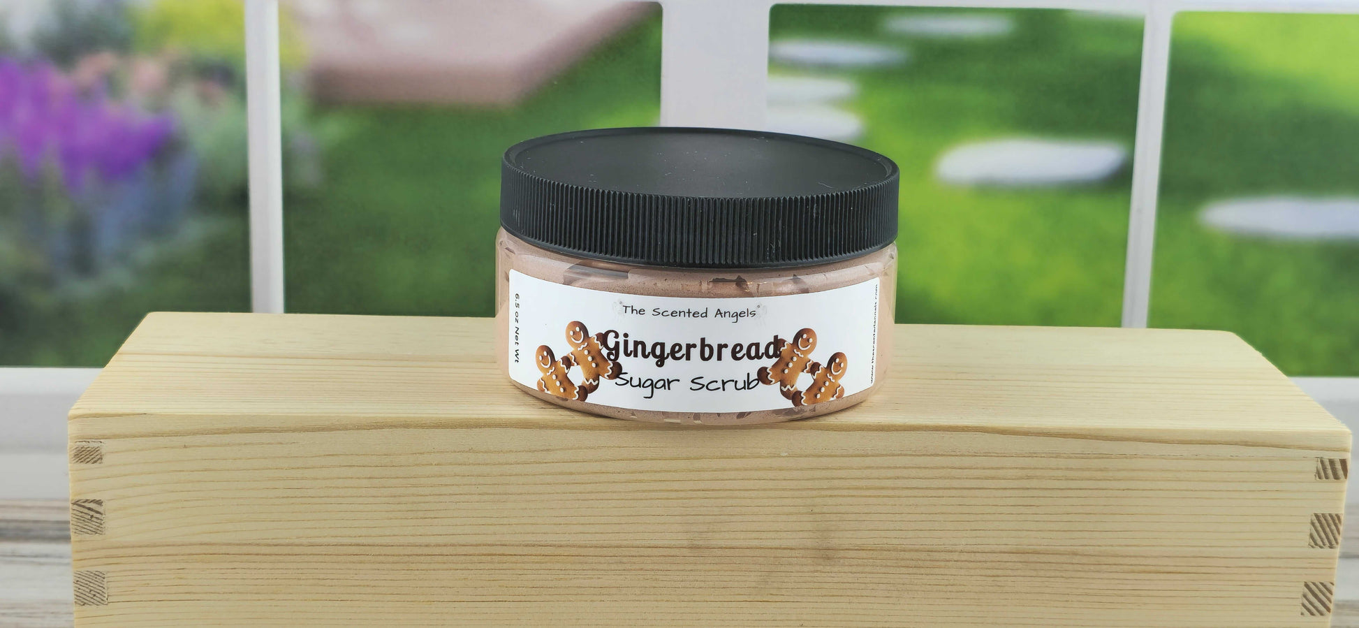 TSA Handmade Holiday Gingerbread and Peppermint Sugar Scrub The Scented Angels Sugar Scrub