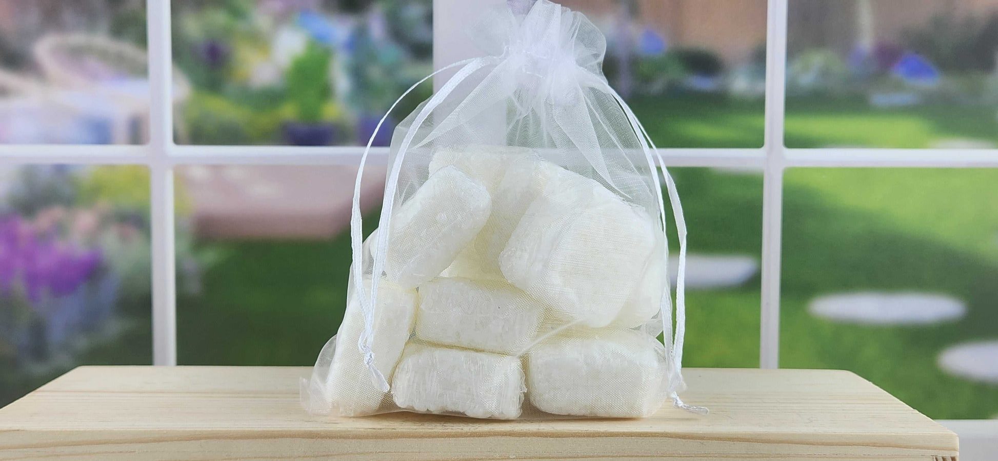 Vanilla Almond Spa Salt Cubes - Quantity Options The Scented Angels Salt Scrubs