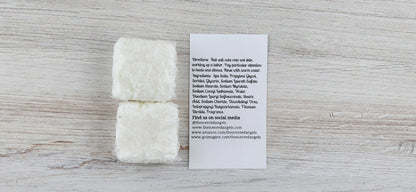 Vanilla Almond Spa Salt Cubes - Quantity Options The Scented Angels Salt Scrubs