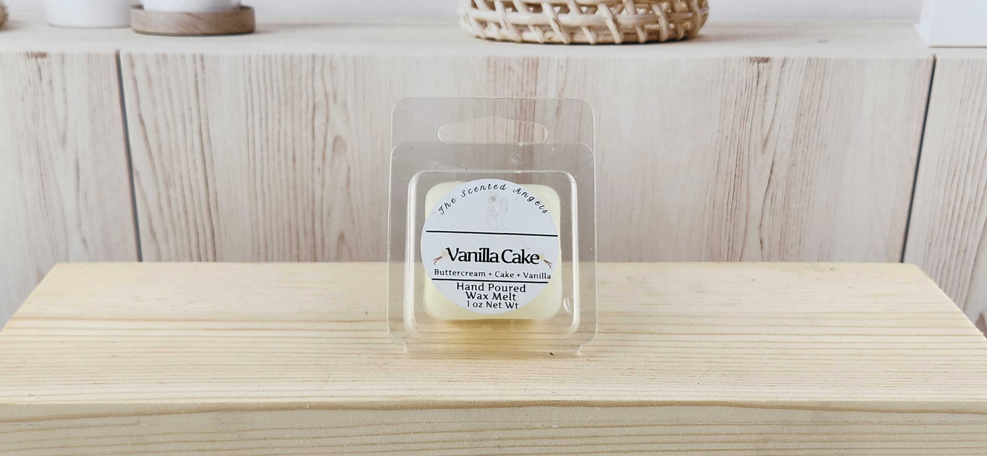 Vanilla Cake Scented Wax Melts - 2.5 oz - 6 cubes - Home Fragrance The Scented Angels Wax Melts