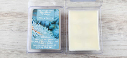 Woodland Whisper -- 100% Soy Wax Melts - 2.5 oz - 6 cubes - Home Fragrance The Scented Angels Wax Melts